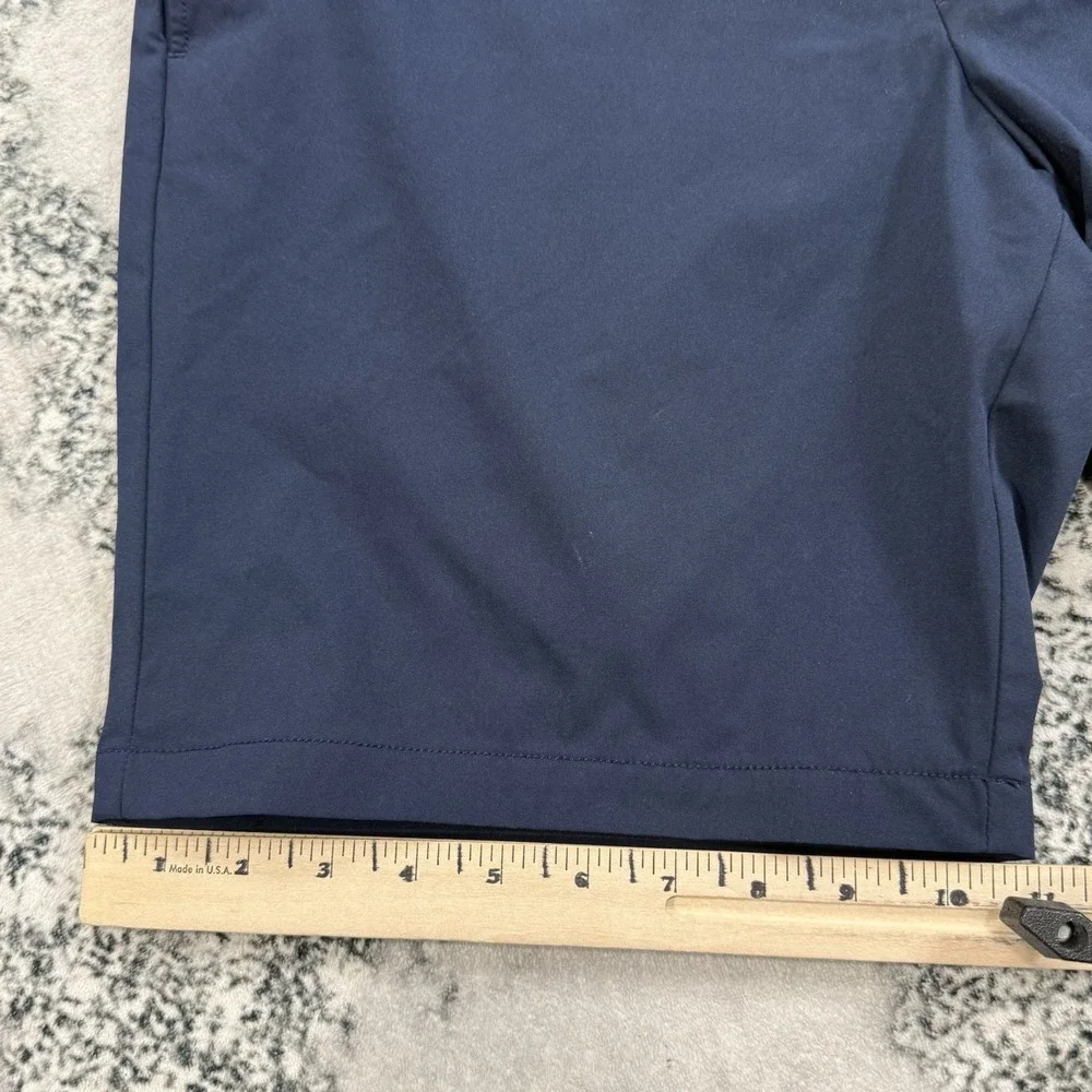 J Crew Men 33 Navy Shorts 9 in Stretch Performance Chino Golf Casual Travel